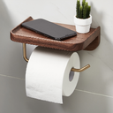 Solid Wood Creative Wall-mounted Paper Towel Rack Toilet