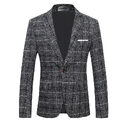 Slim-fitting Plaid Suits