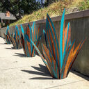 DIY Metal Art 9 Leaves Tequila Rustic Sculpture