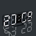 Digital Clock Electronic Alarm Wall Three-dimensional