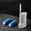 Creative Toilet Brush Disposable For White Long Handle