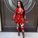 Christmas Element Jumpsuit Casual