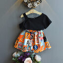 Summer Children's Clothing Korean Fashion Flower Lotus Leaf