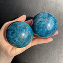 Natural Crystal Ball Blue Apatite Rough
