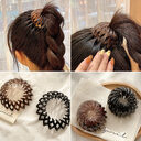 Women Hollow Hair Circle High Horsetail Artifact Fixed