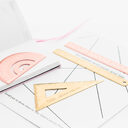 Office stationery ruler set