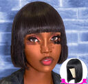 Women's Wigs Blonde Short Straight Hair Bobo