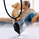 Attractive Wishing Stone Couple Pendant Necklace Ancient Love