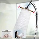 Shower Head 6inch Pressurized Hand-held Overhead Universal Set