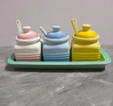 Cool Color Kitchen Seasoning Jar Supplies Spoon