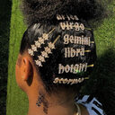 Constellation Word Clip English Character DIY Hairpin Hair
