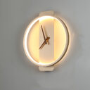 Nordic Wall Lamp Bedroom Bedside Clock Modeling