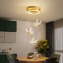 Living Room Loft Personality Dining Revolving Duplex Chandelier