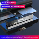 Mirror Sound Blaster Wireless Bluetooth Clock Speaker Radio