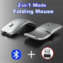 Dual-mode Bluetooth Wireless Mouse Rechargeable Ultra-thin Mute Desktop