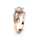 Beautiful Flower Design Bridal Jewelry Engagement Rings