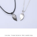 Couple Stitching Necklace Stone