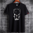 Mens Casual Bear Anime T Shirt