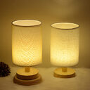 Wooden Cloth Cover Creative Children's Study Desk Lighting