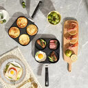Multi Functional 4 Hole Frying Pan Non Stick