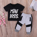 Pudcoco 2 Pieces Kids Toddler Baby Boys Clothes