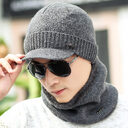 Winter Warm Knitted Hats Plus Woolen Caps
