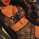 New Underwear Set Women's Sexy Crotch Lingerie Hot