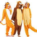 Lovers Halloween Lion King Cartoon Animal One-Piece Pajamas
