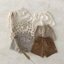 Summer Baby Clothing Cotton And Linen Casual Shorts