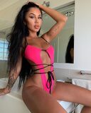 Bathing Suits Swimwear Cross Band One-piece Swimsuit Cutout