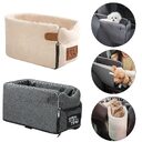 Dog Car Seat Pet Carrier Universal Armrest Box