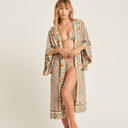 Cotton Beach Cover up Print Bathing suit up