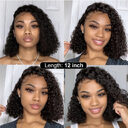 Synthetic Lace Front Wig Africa Small Curly Women's