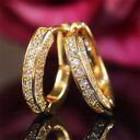 Teardrop Earrings Women's Jewelry Gift Round