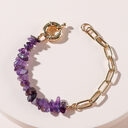 Qingdao Daiwei Jewelry Rough Stone Crystal Amethyst Chain