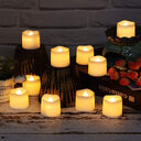 LED Candle Light Warm White Flashing Timed Flameless