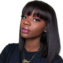Unice Hair Full Machine Human Wigs For Black