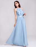Chiffon Bridesmaid Dress Wedding Long