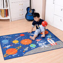 Outer Space Kids Rug Cute Room Carpet