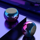 M3 Colorful Wireless Speakers 3D Mini Electroplating Round