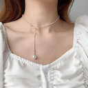 New Niche Design Pearl Necklace Women"s Fashion Cool