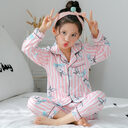 Children's Clothing Girls Cute Printing Long-sleeved Home Wear