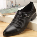 Korean Version Black Wedding Shoes Popular Men''s Pointed