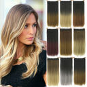 Dyed Gradual Straight Hair Clip
