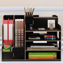 Student Dormitory Bookshelf Stationery Storage Pumping Tissues