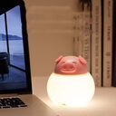 Pig Silicone Pat Lamp Bedroom Table Bedside