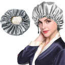 Shower Cap Soft Silk Dual-use Bath Chemotherapy