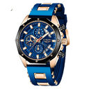 Fashion Mens Watches Luxury Silicone Sport Watch Men