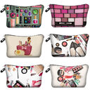 Digital Printing Makeup Cosmetics Series Cosmetic Bag Storage