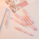 Cute Peach Press Gel Pen Korean Stationery Kawaii